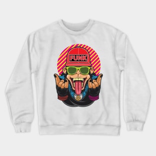 Funky Monkey Crewneck Sweatshirt